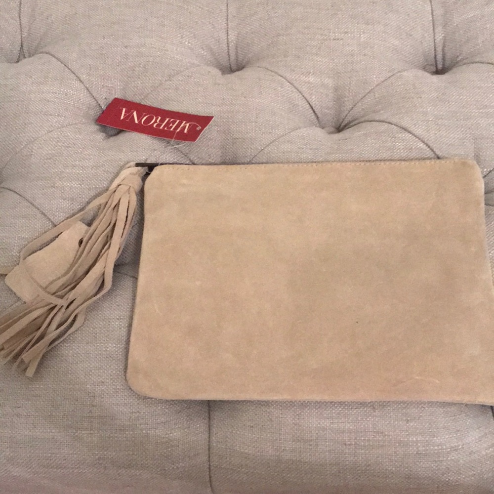 Target suede pouch (Merona)